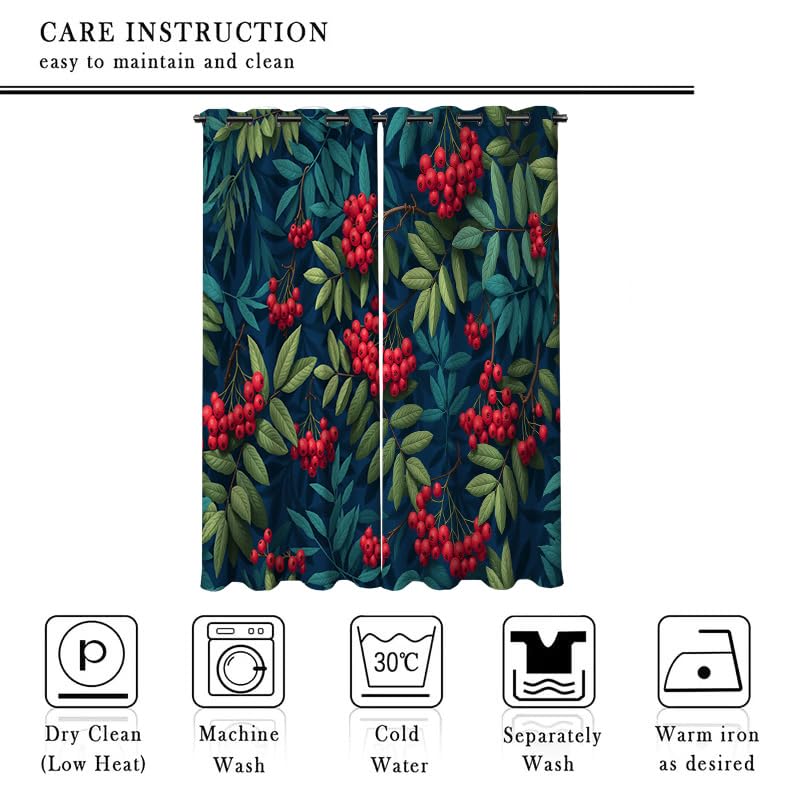 Rideaux de qualité supérieure à œillets motif plantes pour intérieur chic - 8