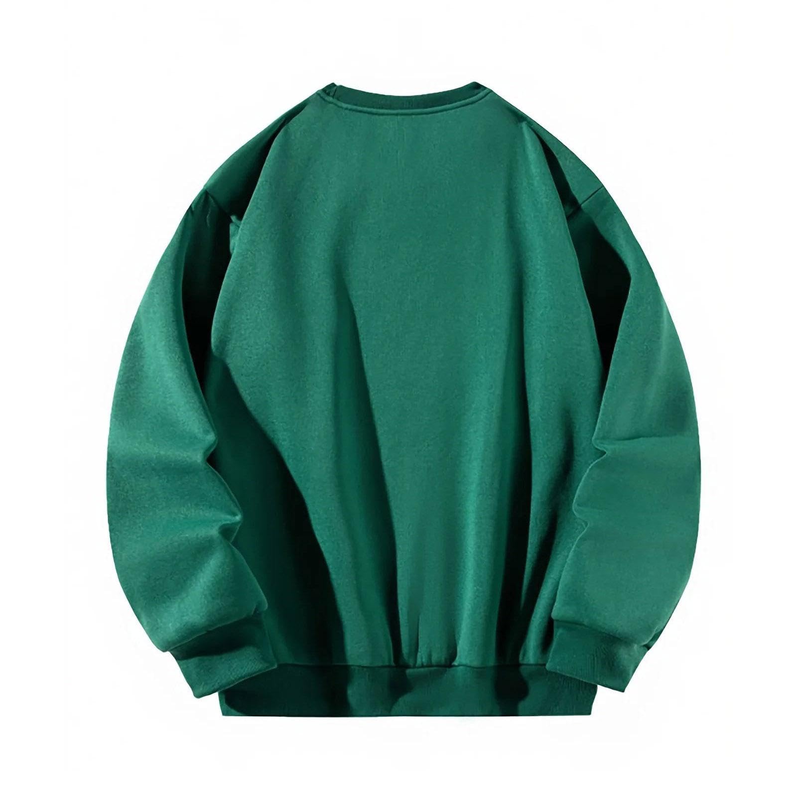 Women Sweatshirt Pullover Tops Crewneck Sweatshirt Soft Long Sleeve Clothing M | Womens Clothing | Sweats & Hoodies-image-46