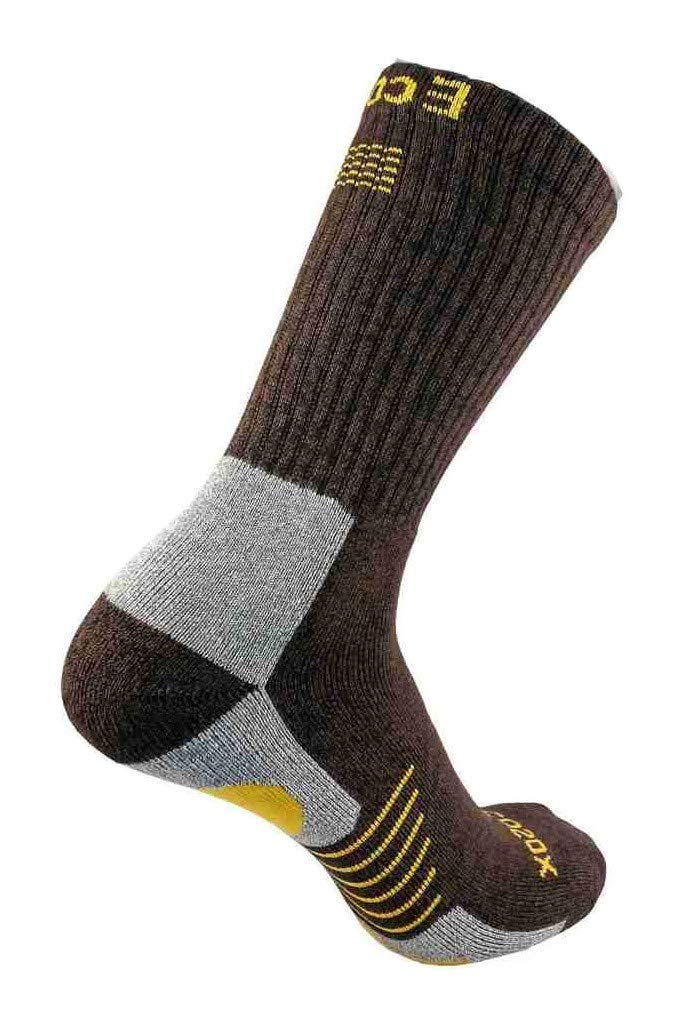 EcosoxBamboo Viscose Full Cushion Hiking/Outdoor Crew Socks for Men & Women|Keep Your Feet Dry, Odor & Blister Free - 3 Pack