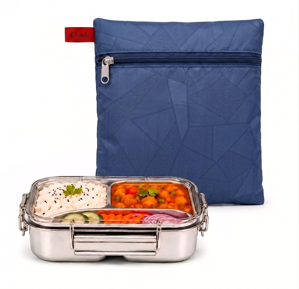 Thermal Insulated Lunch Bag for Kids & Adults, Leakproof, Blue (Blue)-image-29