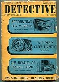 Dective Story Magazine Pulp Summer 1949- Accounting for Murder- Final issue