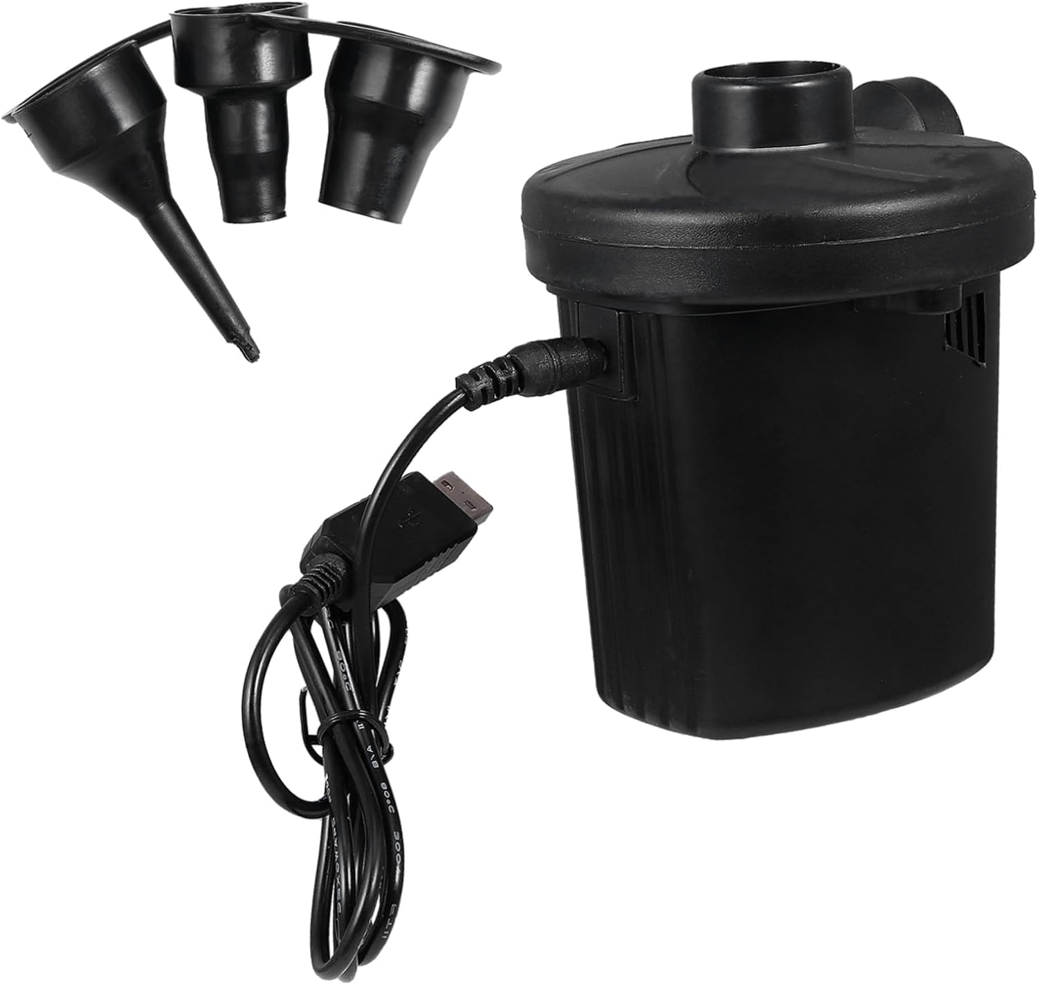 Electric Air Pump Rechargeable USB Inflator for Air Mattress Portable Inflator Fast Inflation Deflation Design