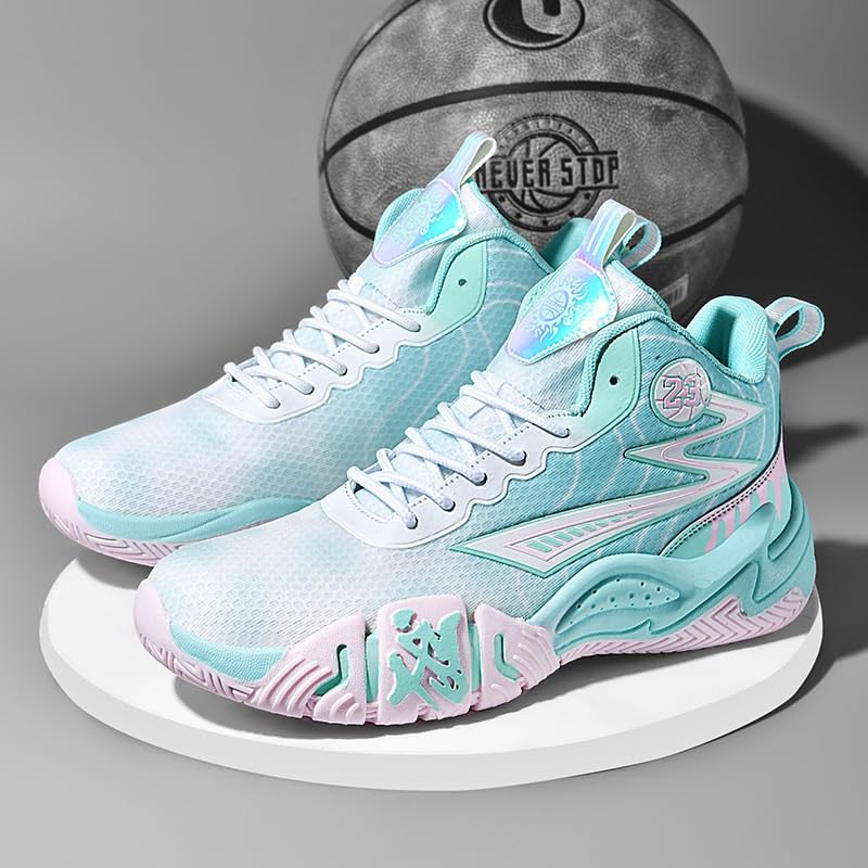 Zapatillas de baloncesto para adolescentes con suela antideslizante deportiva 4