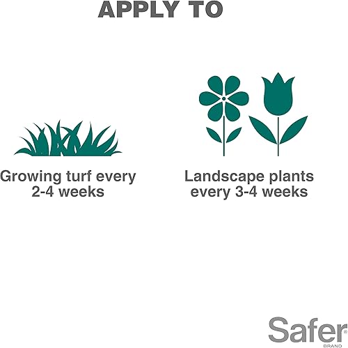 Miniatura 9 de Safer Brand 9334HE Lawn Restore - Spray para manguera de 32 onzas, verde