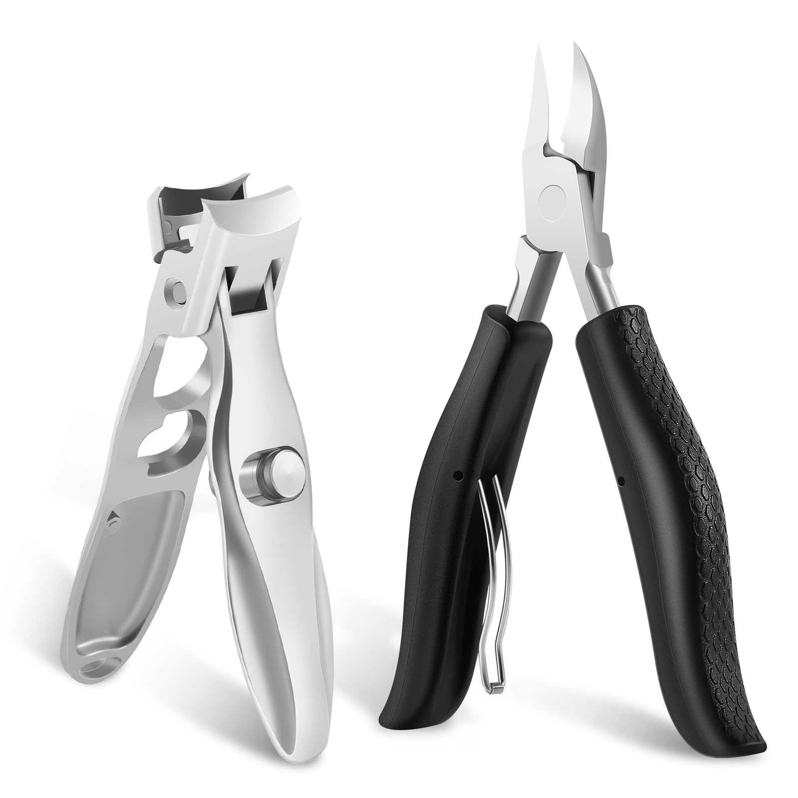 Diboniur Men's 2-Piece Nail Clipper Set