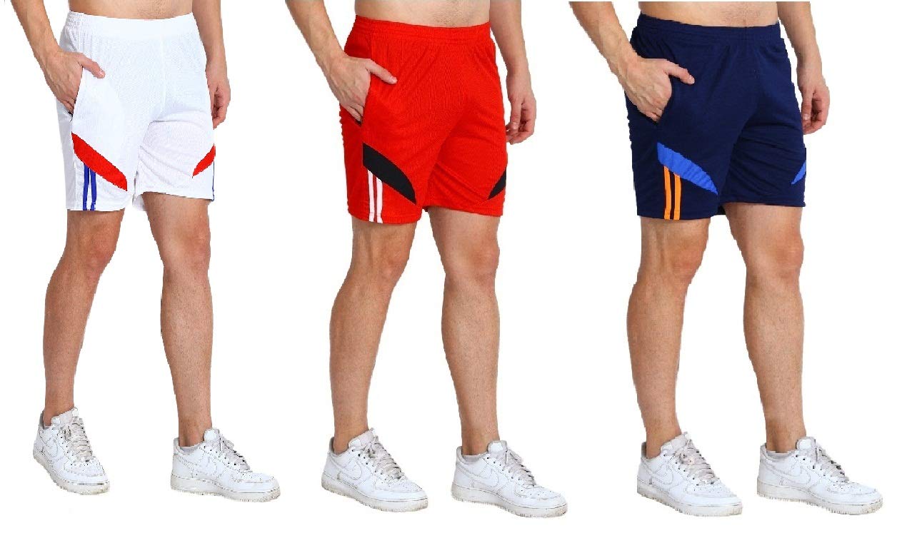 dia a dia Dia Dia Men’s Lightweight Sports Shorts, Quick Dry Breathable Honeycomb Fabric, Zippered Pockets, Drawstring Waist – Ideal for Gym, Workout, Travel, Loungewear, Nightwear-picture-56