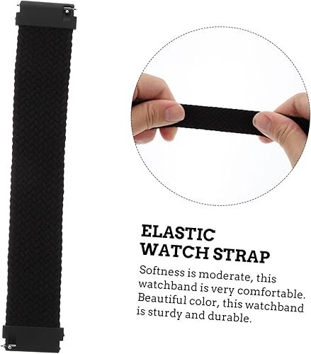 Miniatura 8 de FONDOTIN 1 correa de nailon tejida para hombre, correa de reloj trenzada de repuesto, correa de reloj con estilo