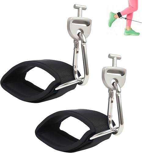 Correas de entrenamiento de tobillo para máquina de gimnasio tonal, accesorios de correa de tobillo ajustable para Tonal, con adaptador de bloqueo