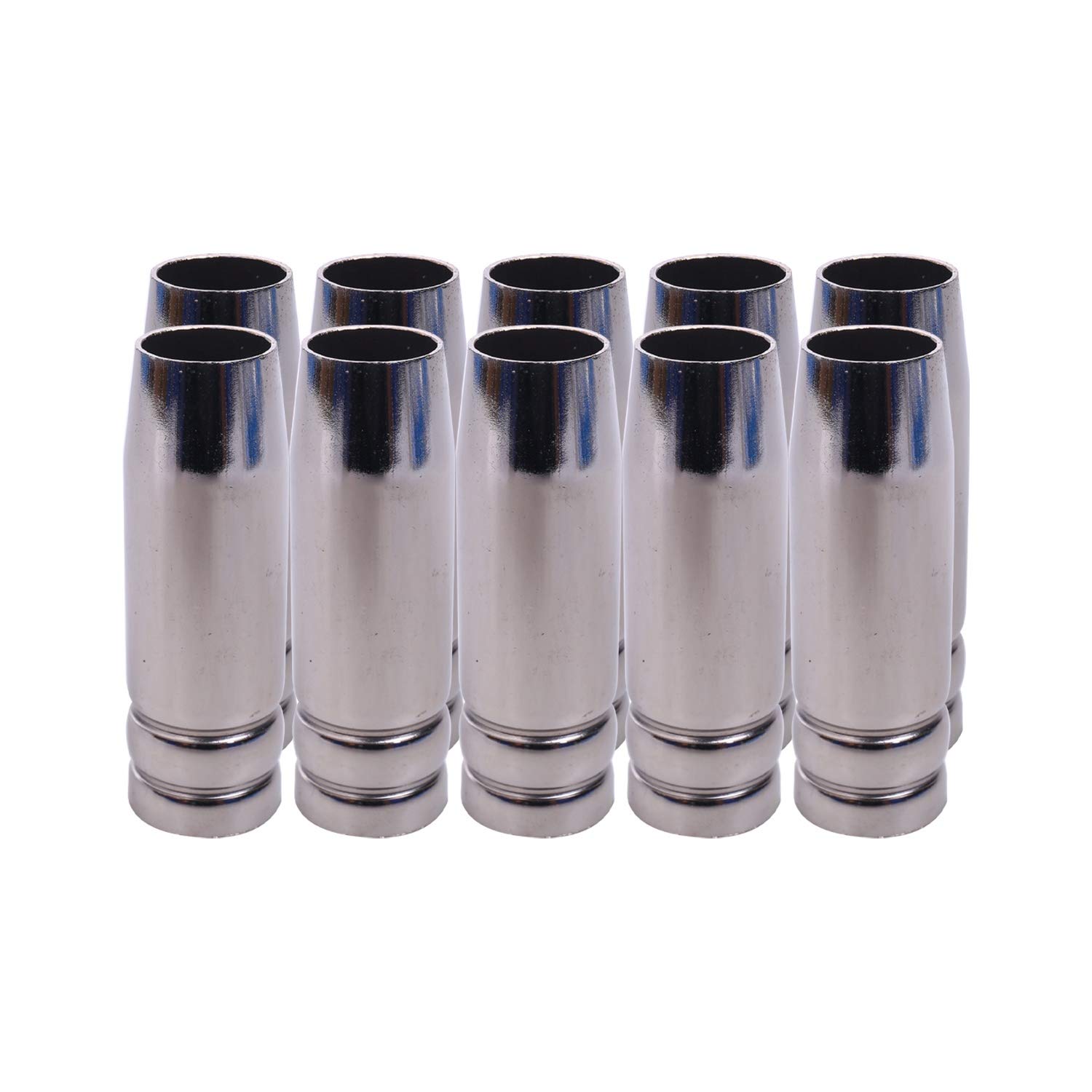 Ctrlzs 15Ak Gas Nozzle 10Pcs Mig Welding Torch Gas Nozzle Contact Tip For Mig Welding