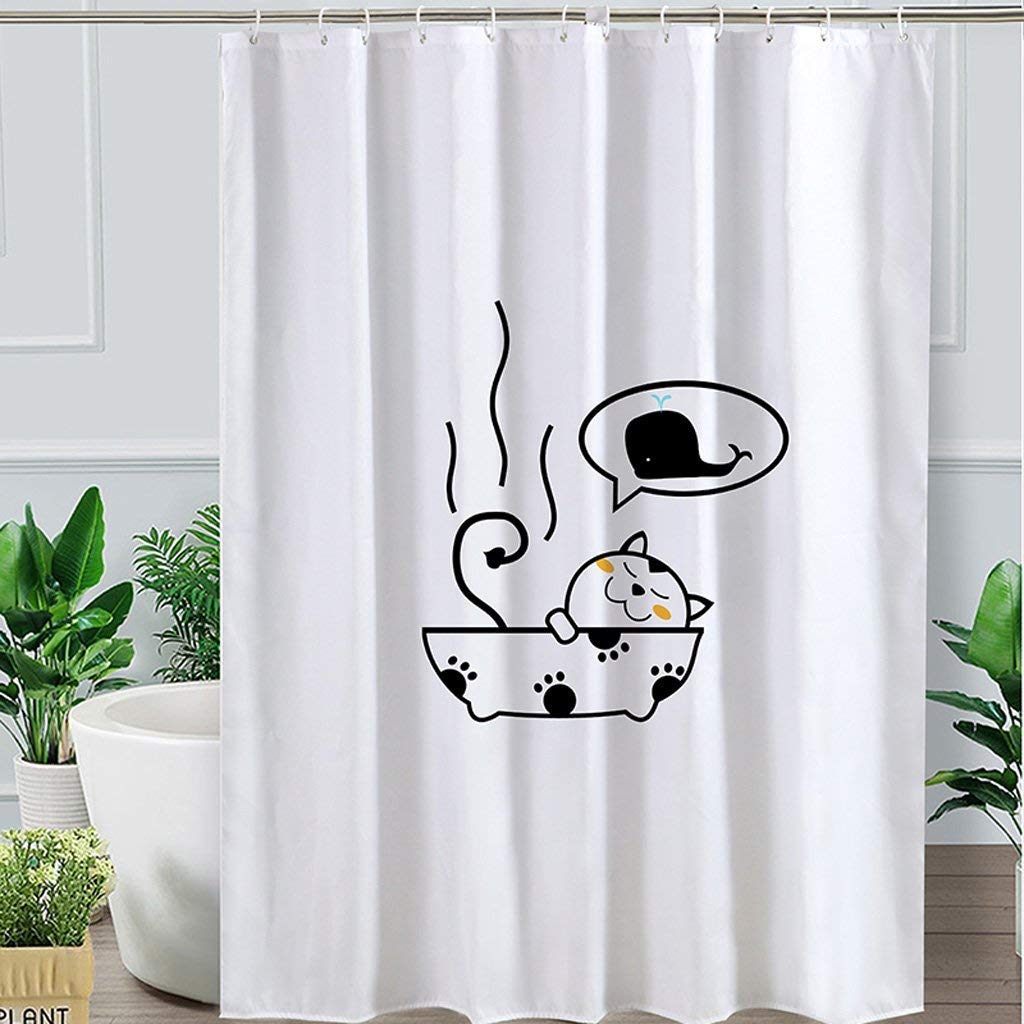 3D Digital Printing Shower Curtain Waterproof And Mildewproof
