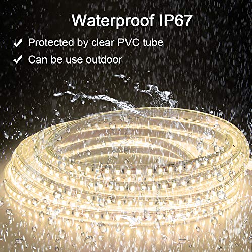 Tira LED ALITOVE blanca cálida 10m impermeable con fuente 24V miniatura 6