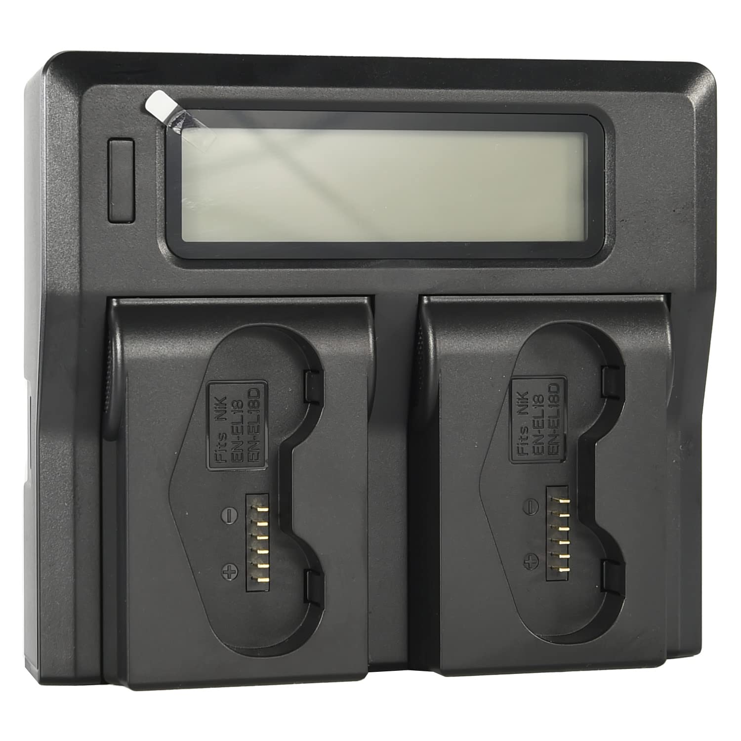 DSTE - Caricatore rapido da 1,5 A, doppio caricatore con display LCD, compatibile con fotocamera Nikon EN-EL18 EN-EL18d Z9 D4 D4S D800 D800E