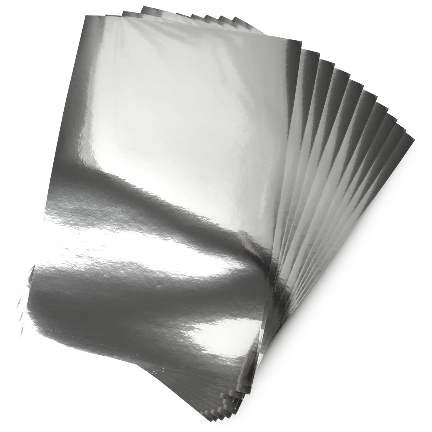 Amazon.co.jp: 光沢ありシルバー/銀色 10枚セット 約A4サイズ