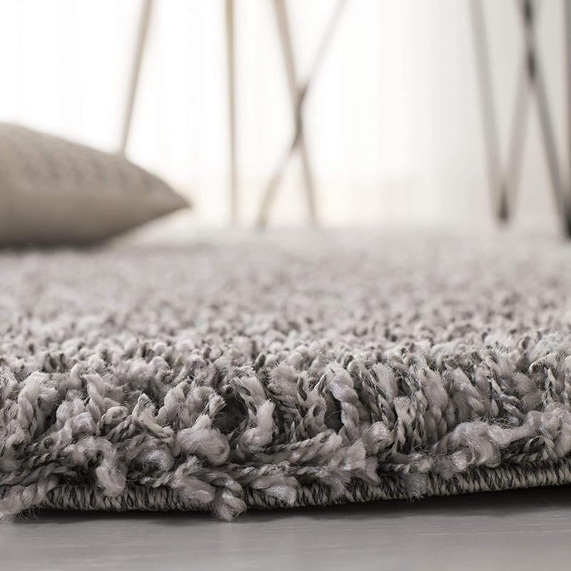 Image of Shaggy Area Rug - Extra Plush Luxury Carpet, Super Soft & Cozy Feel| Perfect for Living Room, Bedroom, and Stylish Home Decor- Grey (8 x 11 ft)