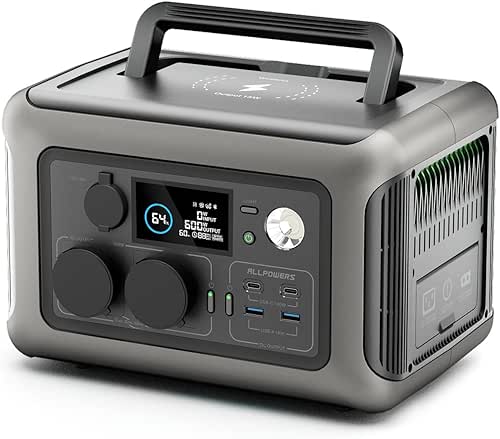 ALLPOWERS R600 Station électrique portable 299Wh, batterie LiFeP04 avec 3500
