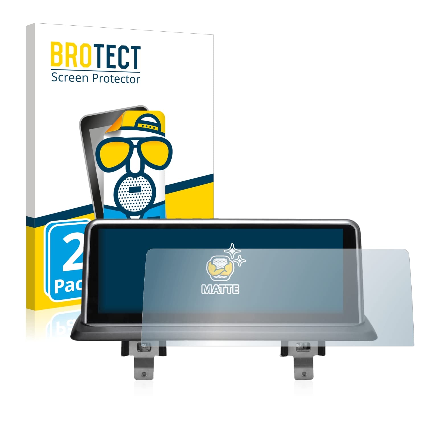 Brotect Pellicola Protettiva Opaca Anti-Riflesso Per BMW E91 320d CiC Professional – Durezza 9H, Made In Germany - 5