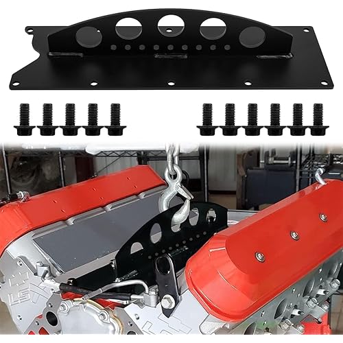 LS Engine Lift Plate Engine Hoist Picker Crane Lift Plate Fit for Chevy LS Series LSX LS LS1 LS2 LS3 LQ4 6.0 6.2 5.3 4.8 Gen III 3