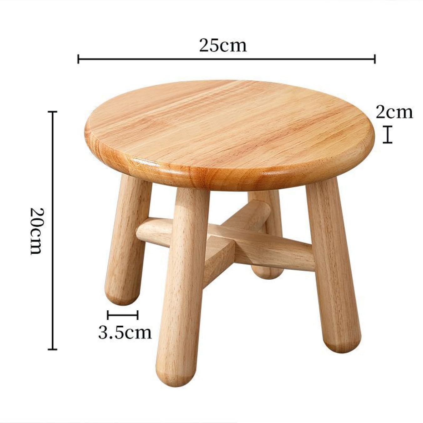 Amazon.co.jp: THLD 丸椅子 ミニスツール 花柄 ウッドスツール 木製