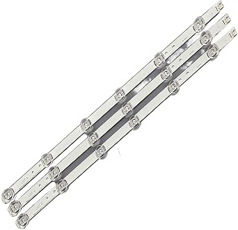 3pcs / Kit LED Strip Compatible with LG TV 32mb25vq32lb5610 32lb552b 32mb27vq Lc320due Mga4 Agf78400101 6916l 2223a 6916l 2224