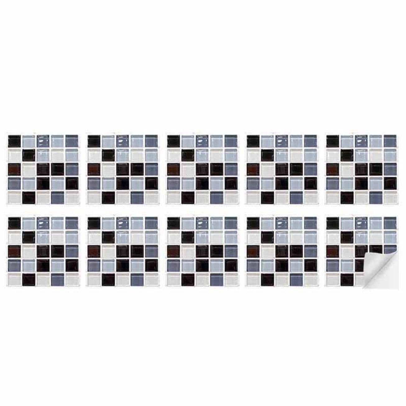 Amazon.co.jp: PIRNSDG タイルシール モザイクタイル 20*20cm シール 