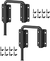 Vista 10 de Cerradura de puerta corredera de múltiples ángulos, cerradura de pestillo de aluminio en U para patio de 90/180 grados para puerta de granero