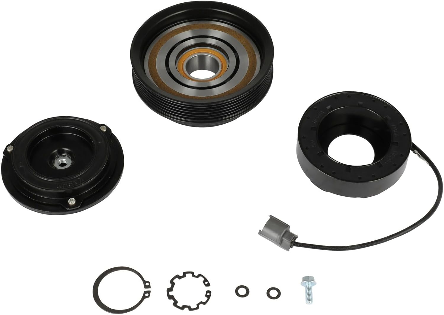 ECCPP A/C Compressor Clutch 1999-2004 Fit for Honda Odyssey 3.5L 2003-2004 Fit for Honda Pilot 3.5L AC Clutch Assembly