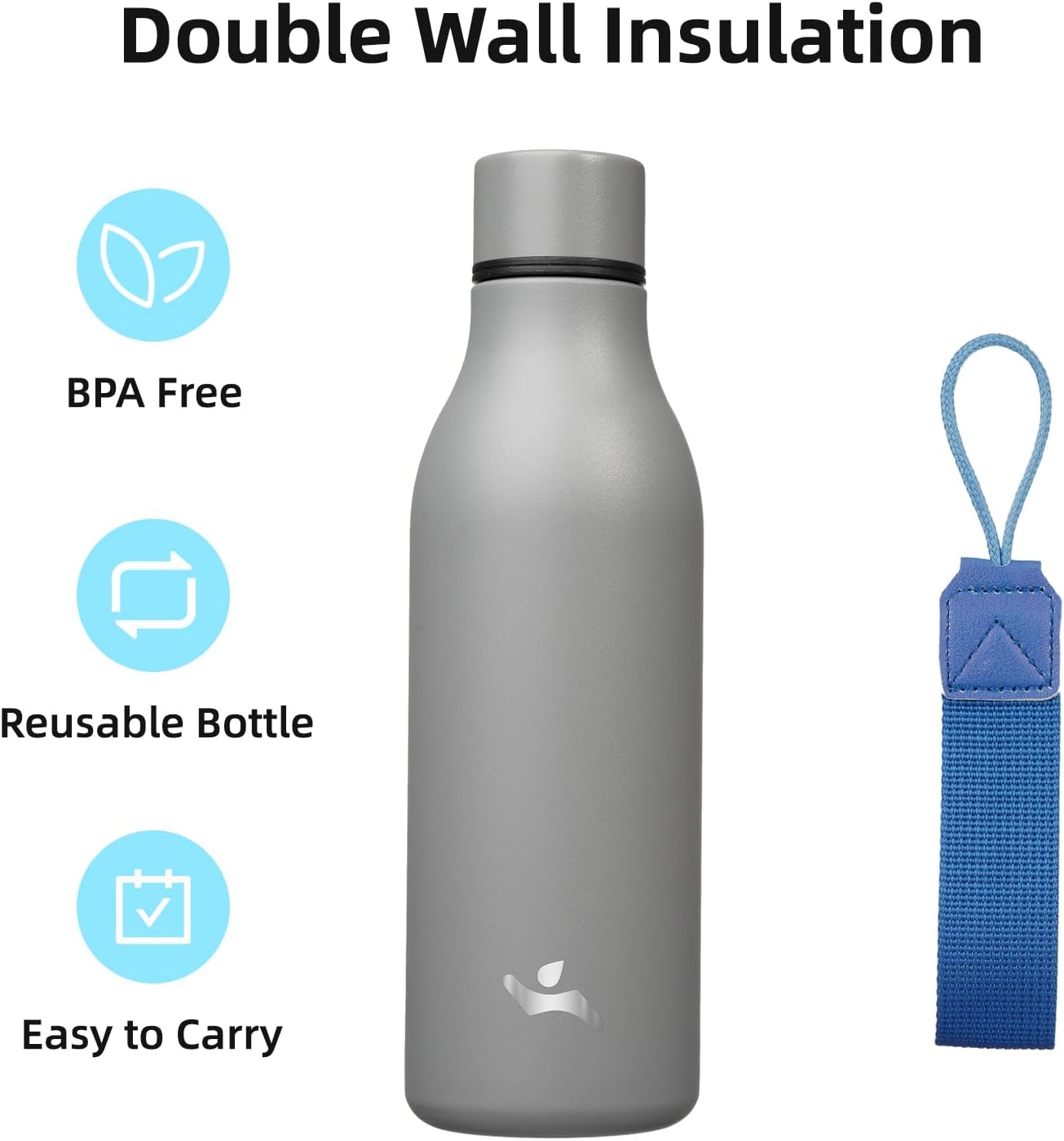 Stay Hydrated in Style: Review of the Insulated 18 oz Stainless Steel Water Bottle