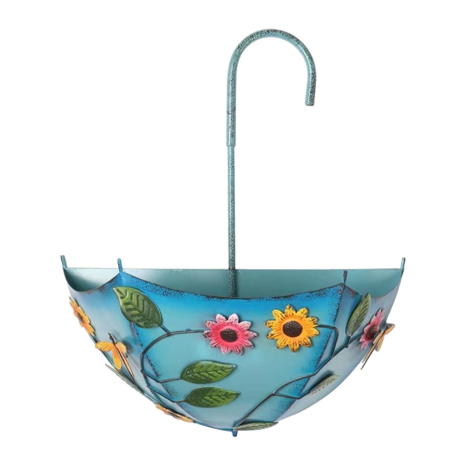 Kaeltsyn Metal Hanging Planter Outdoor Indoor Plant Hanger Wall Ceiling Hanging Plant Holders for Succulents and Herbal Metal Planter for Outdoor
