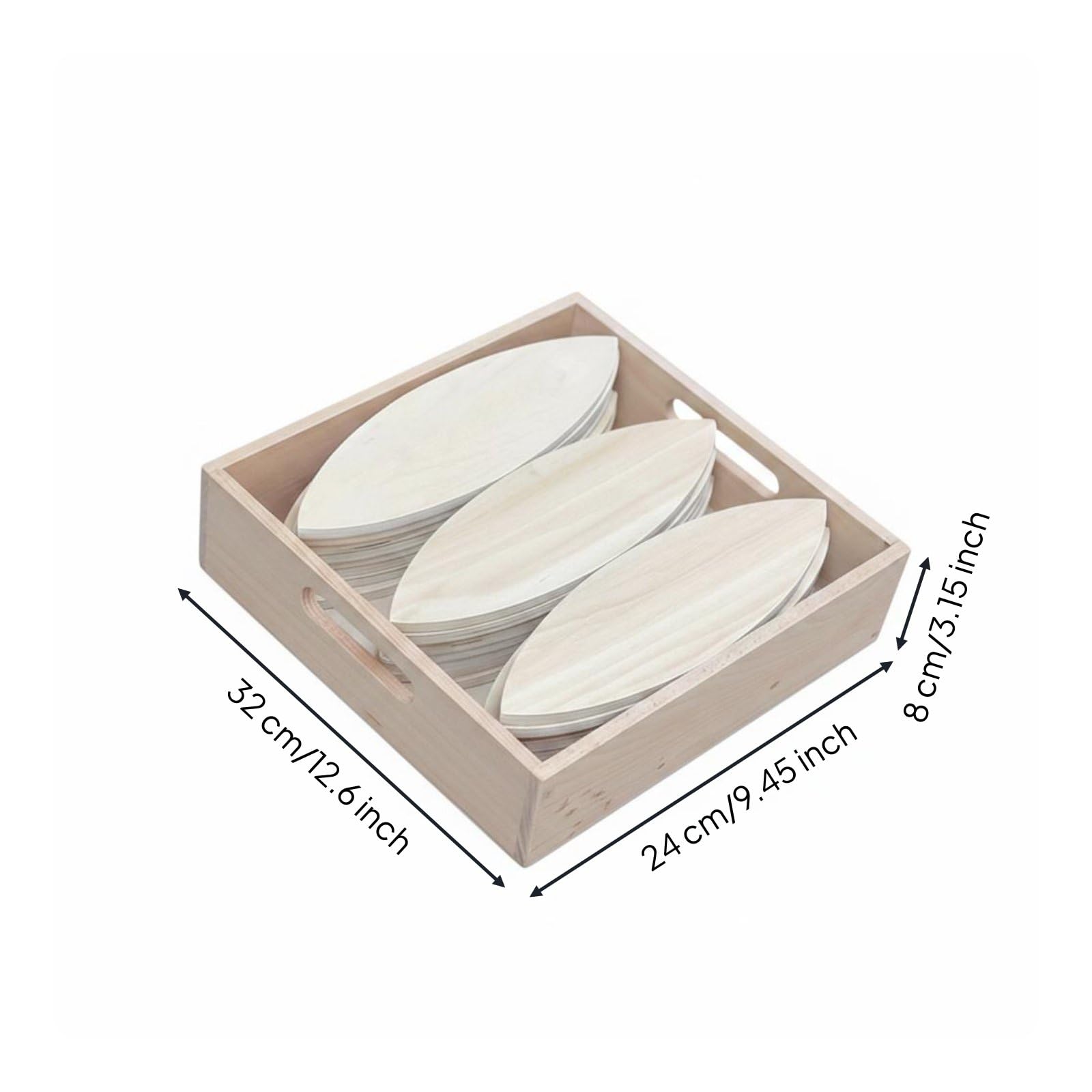 Blocchi Petali in Legno Educativi Bambini Gioco Costruzioni Mattoncini Stacking Set Creativo Materiale con Finitura a Base d'Acqua Adatto a Asilo Scuola ’infanzia Casa Attività di Classe