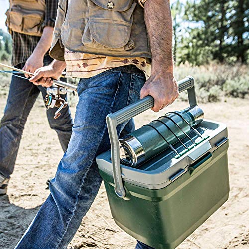 Stanley Classic Legendary Botella Termica 750ml - Mantiene Frío o Calor 20 Horas - Termo Cafe - Cantimplora Acero Inoxidable - Sin BPA - Apto Para Lavavajillas - Hammertone Green - Imagen 7