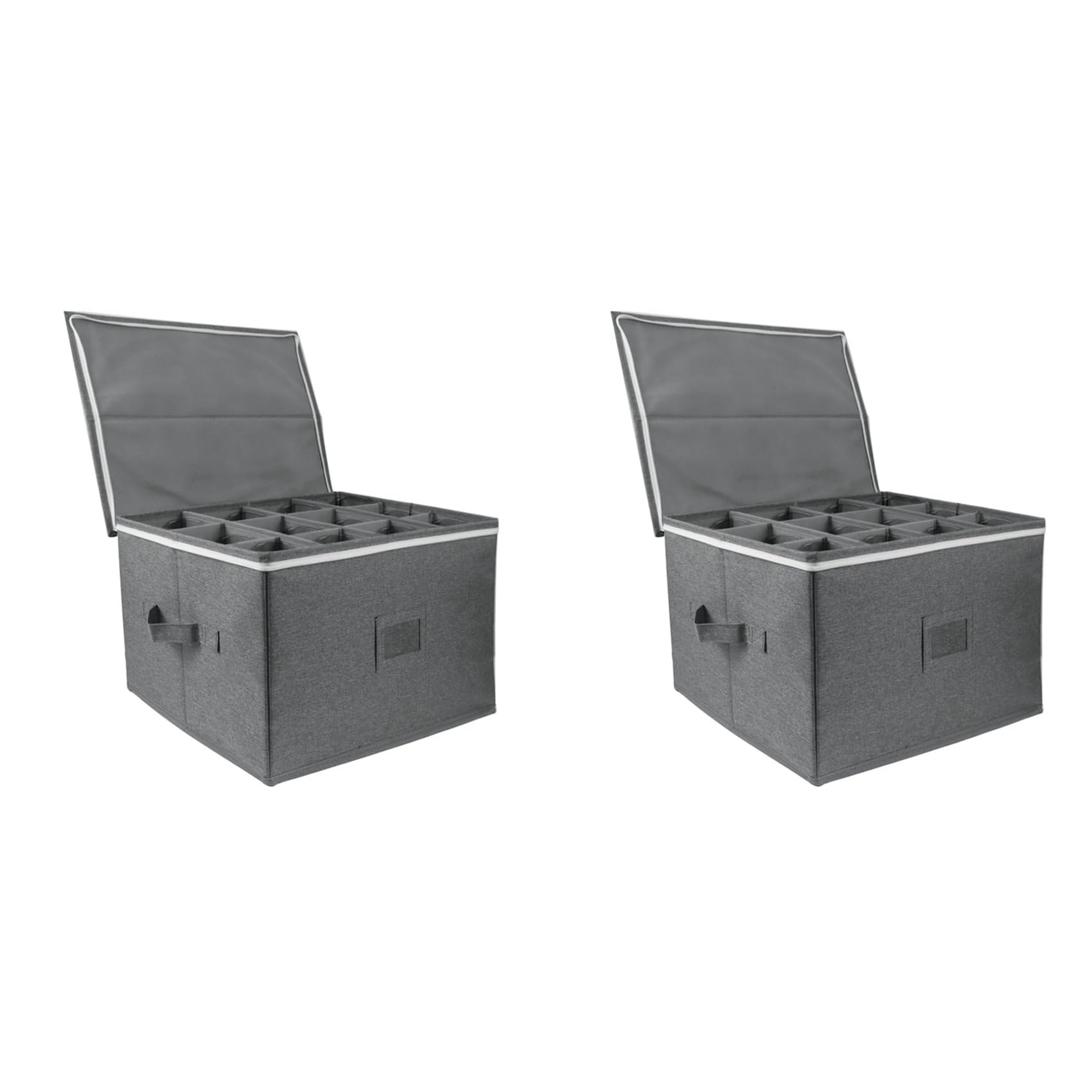 Hndhbfgrt 2X Wine Glass Storage Box Goblet Storage Box