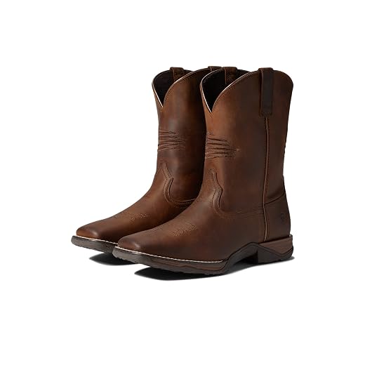 Bota de cowboy ARIAT Bota ocidental Anthem Patriot infantil unissex