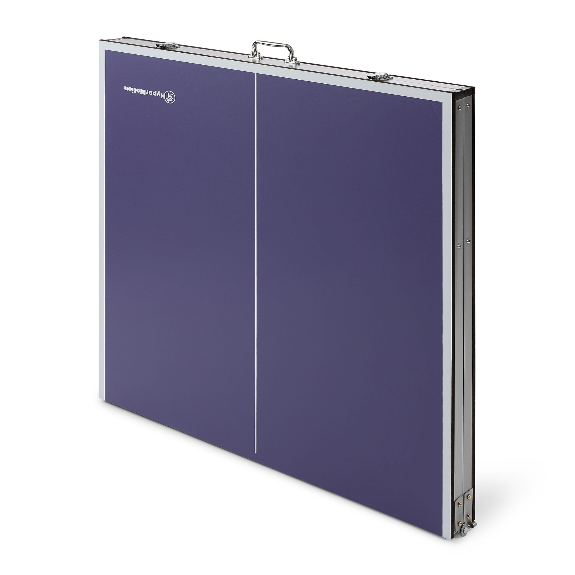 HyperMotion HYP32 Table de Ping Pong Pliante pour Enfants et Adultes, Modèle Compact d’Intérieur avec Filet, Raquettes et Balles, Facile à Transporter