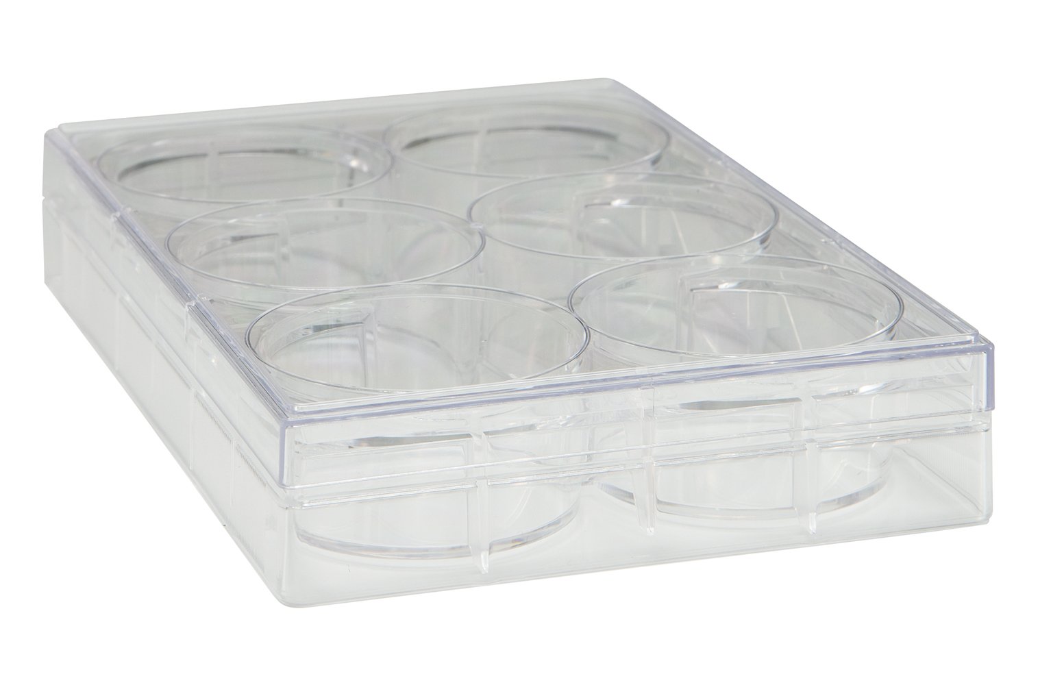 TrueLine Clear Polystyrene Sterile 6 Well Cell Culture Plate (Case of 50)