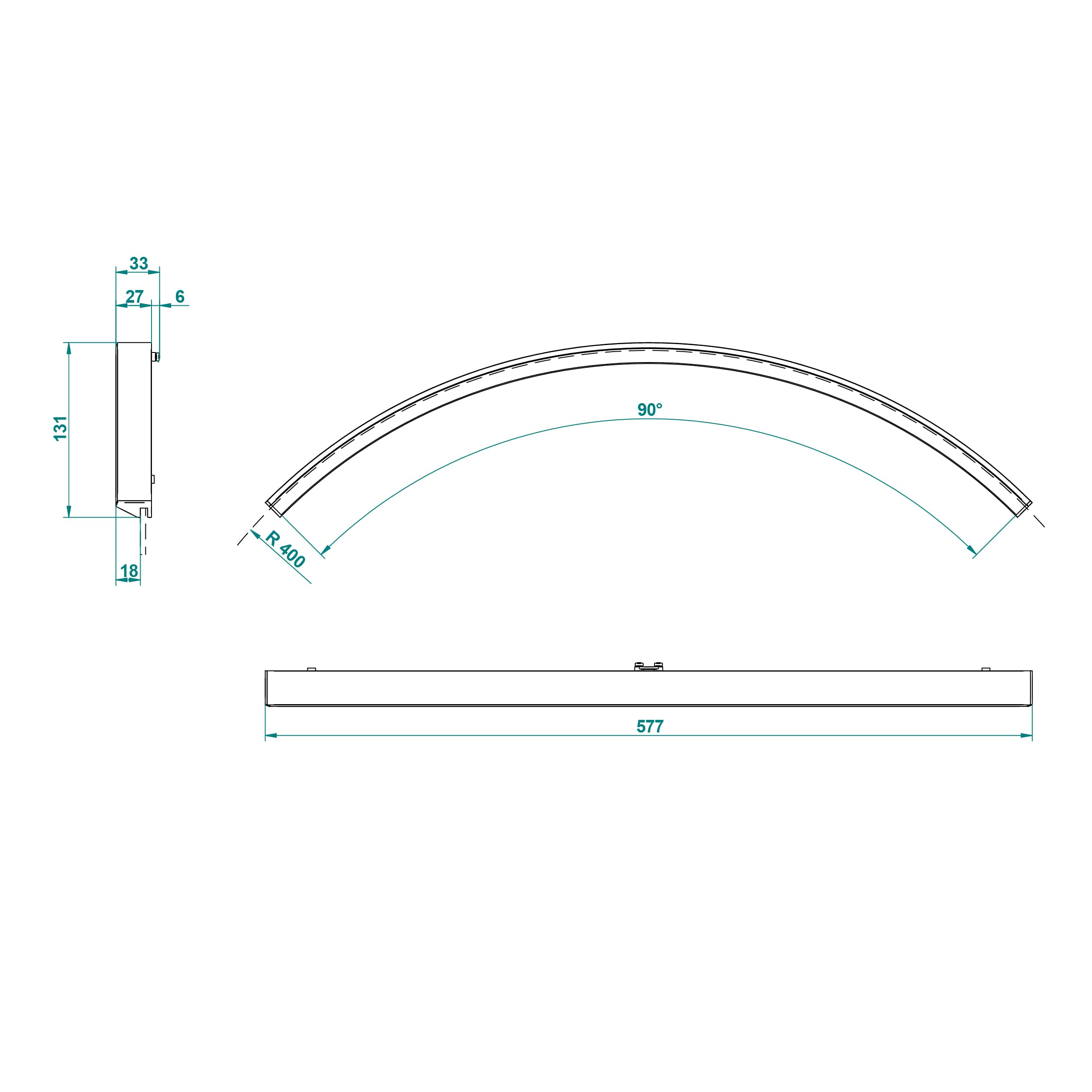 Baikal Lámpara LED para Espejo de Baño Redondo. Aplique LED 13W 230V-50Hz, Luz Blanca Neutra 4000K con 1269LM, IP44 a prueba de agua, Aislamiento Clase ll. 80cm Negro