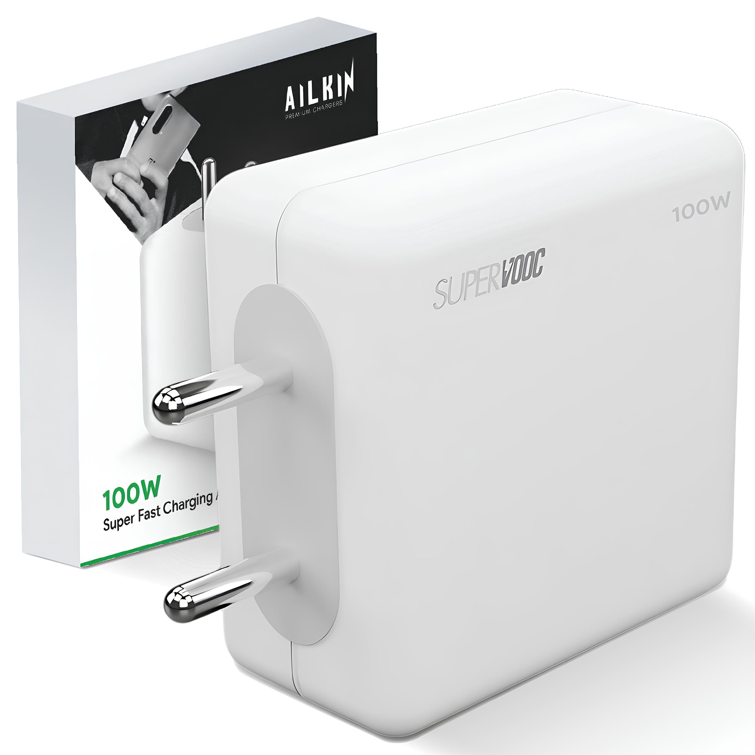 AILKIN Orginal SUPERVOOC 100W Ultra Fast Charger Adapter Only- True 100W PD Charging, Unleash True Power for OnePlus 12/12R/11/11R/10/10R, Nord CE 3 Lite 5G, Nord 2T 5G, Nord CE 2 Lite 5G, Nord 5G (B0DCGCWD9M) Amazon Price History, Amazon Price Tracker