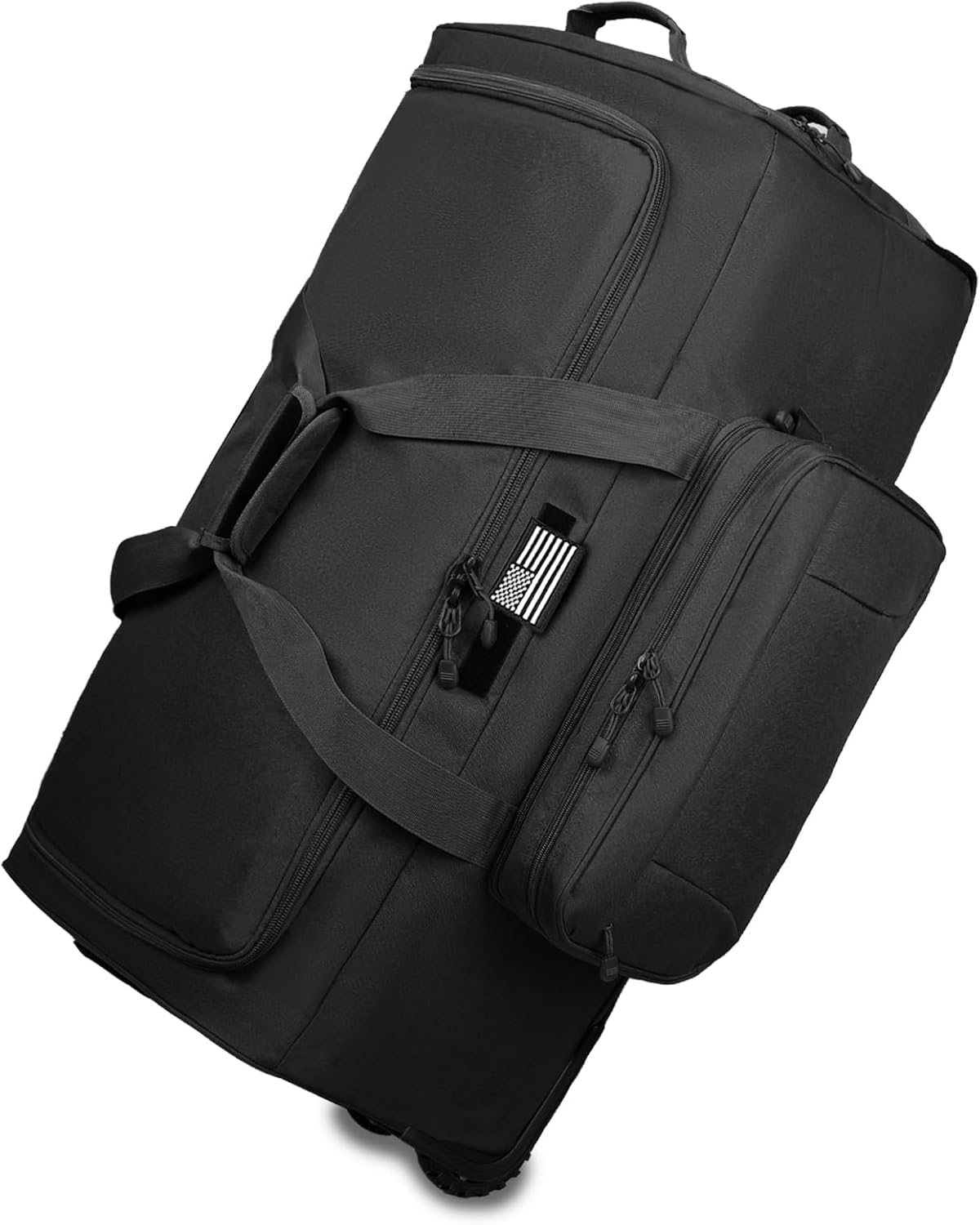 WOLT 120L Rolling Duffle Bag with Wheels, Large Deployment Military Bag, Wheeled Heavy Duty Luggage for Travel, Camping - Image 2