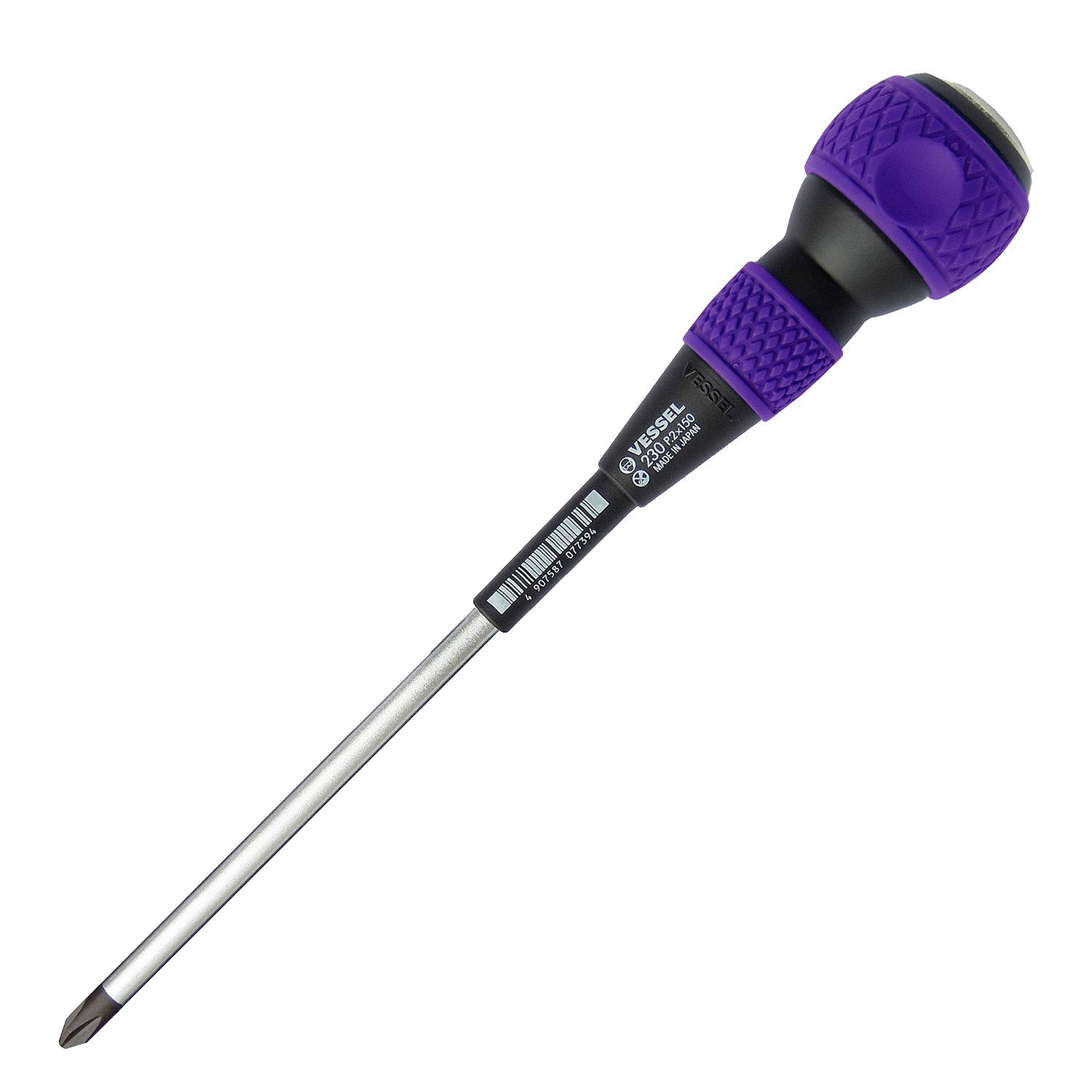 VESSEL Ball Grip Penetrating Screwdriver +2×150 230 : DIY, Tools & Garden