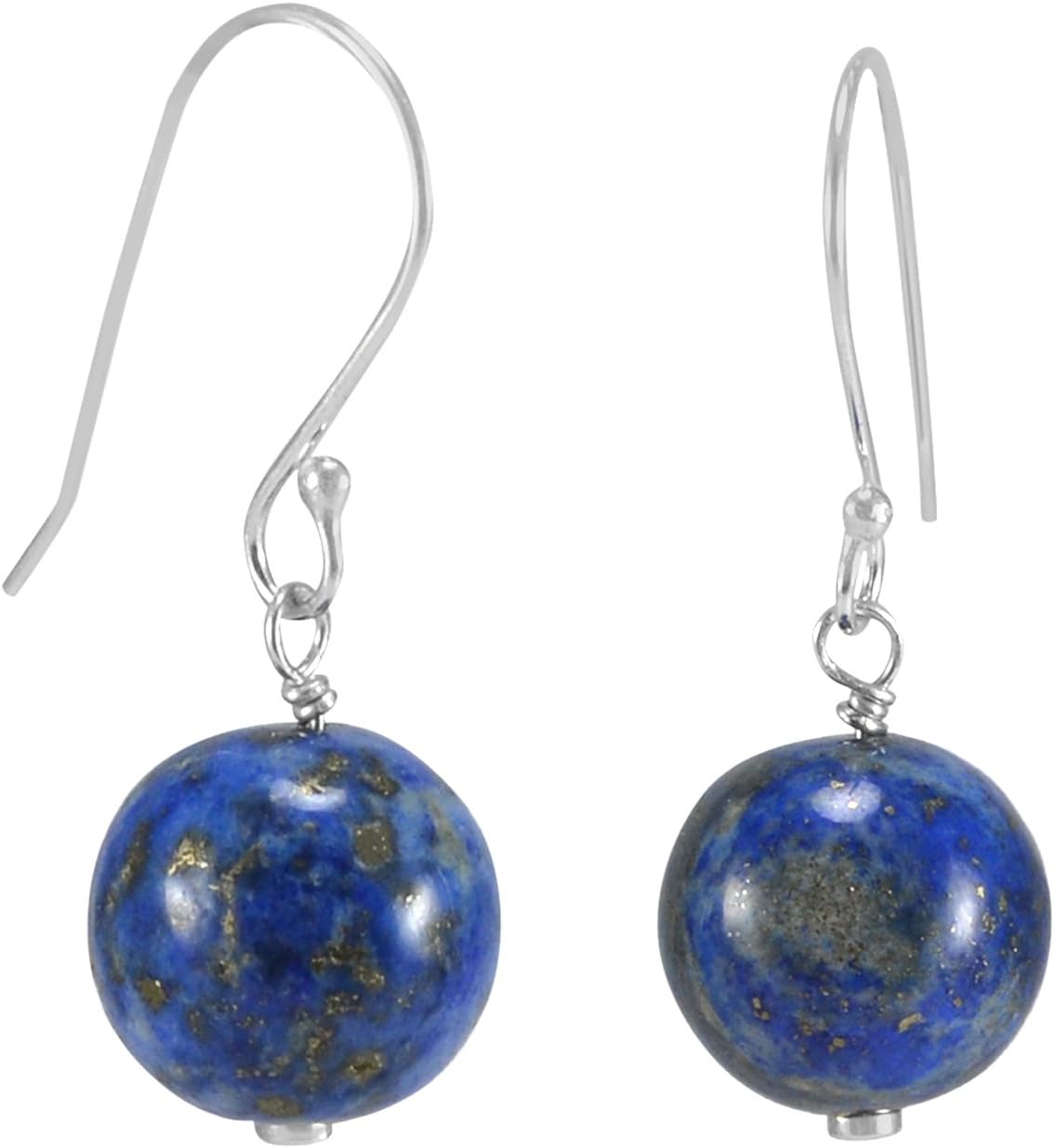 SILVESTO INDIA 925 Silver with Lapis Lazuli Dangle And Drop Earring for Girls, Women, Blue