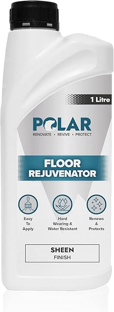 Polar Floor Rejuvenator Spray - 1 Litre - Renovates & Shines - Multi-Surface Use - Ideal For Laminate, Hardwood, Vinyl & Marble