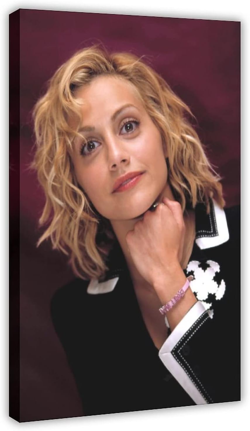 Actor Brittany Murphy 2 Canvas Poster Wall Art Decor Print Picture Paintings for Living Room Bedroom Decoration Frame: 24x36inch(60x90cm)