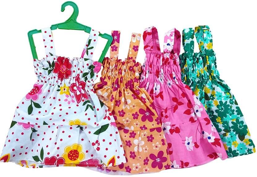 Baby Girls above Knee Casual Dress (Multicolor, Sleeveless)-image-44