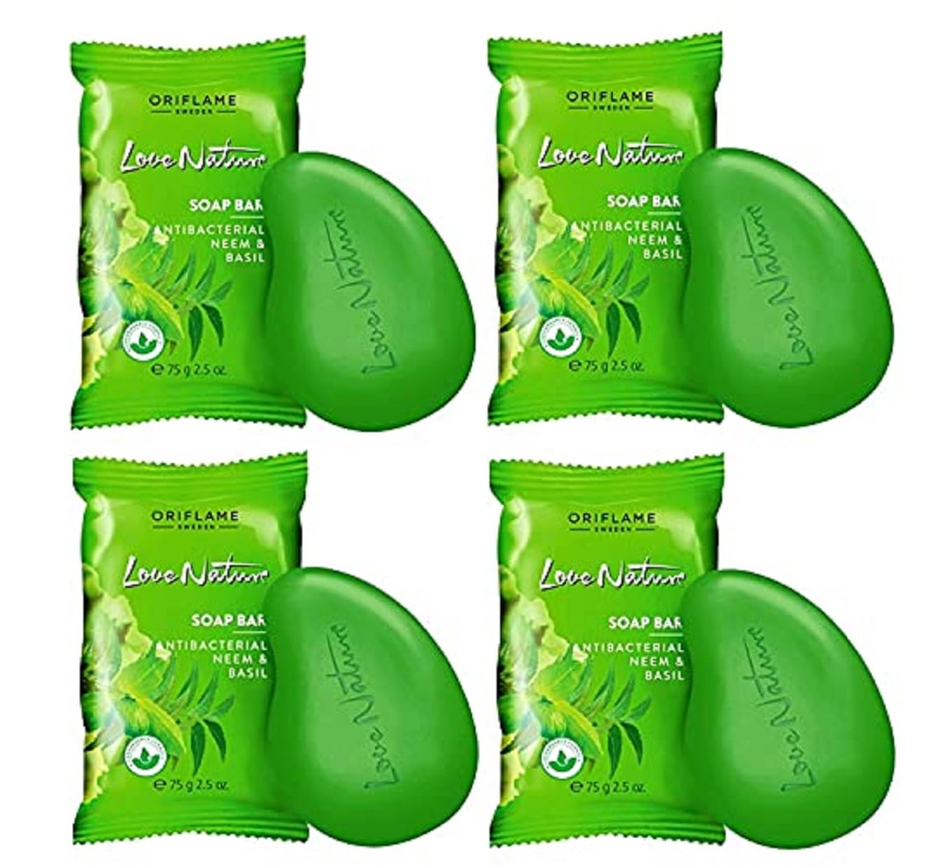 Oriflame Love Nature Soap Bar with Anti-Bacterial Neem Extract - Set of 4-image-49