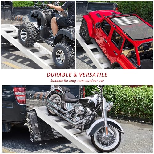 Rampas de Aluminio 72" L x 15" W para Motos y ATVs miniatura 5