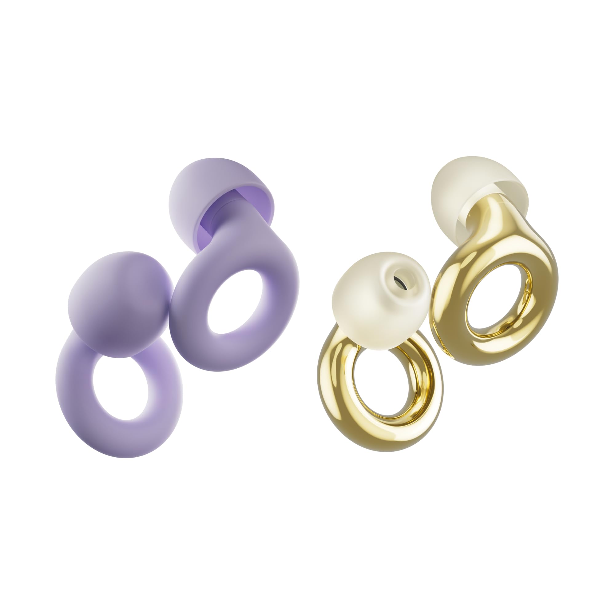 Loop Earplugs, coffret Jour & Nuit (lot de deux) – Quiet 2 + Experience 2 | Bouchons d’oreille réutilisables pour le sommeil, la sensibilité au bruit, les concerts et plus encore