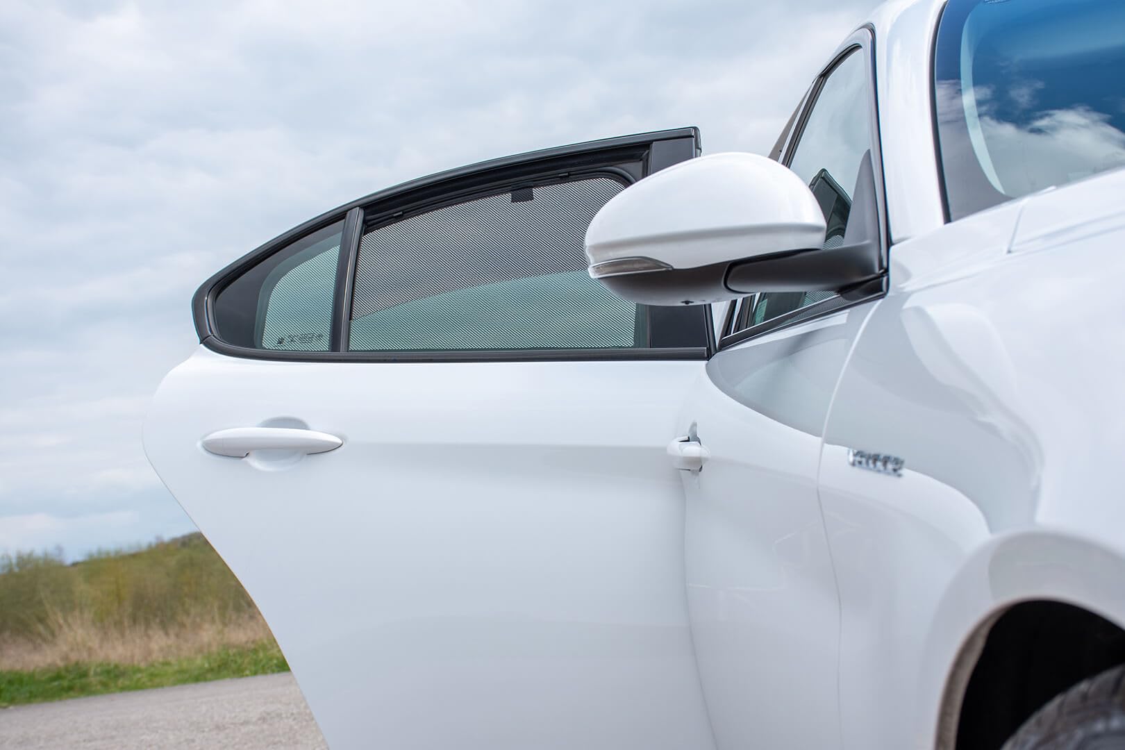 Set di Car Shades Compatibile con Alfa Romeo Giulia Berlina 2016- (4-Parti) Tendine Parasole su Misura