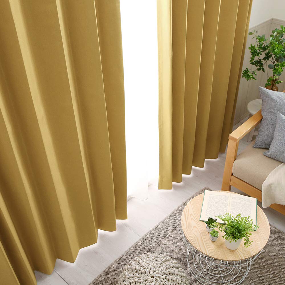 Amazon.co.jp: パーフェクトスペースカーテン館: 黄色