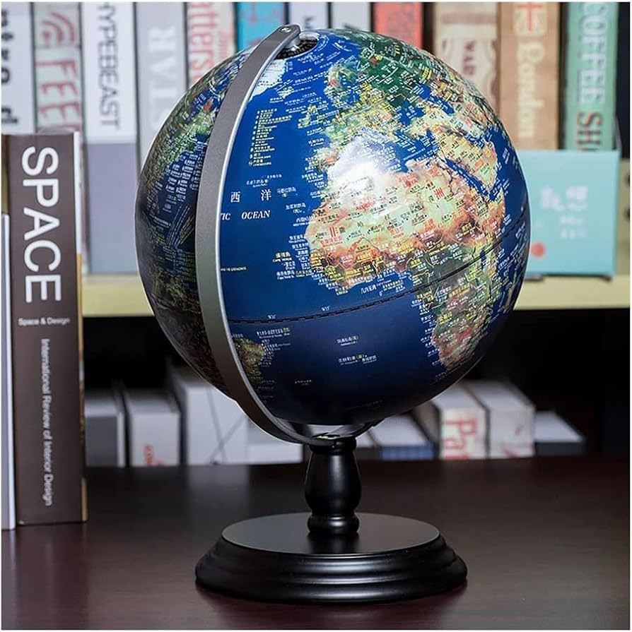 Amazon.com: Globe 8 Inch Blue Globe with Stand Black Base