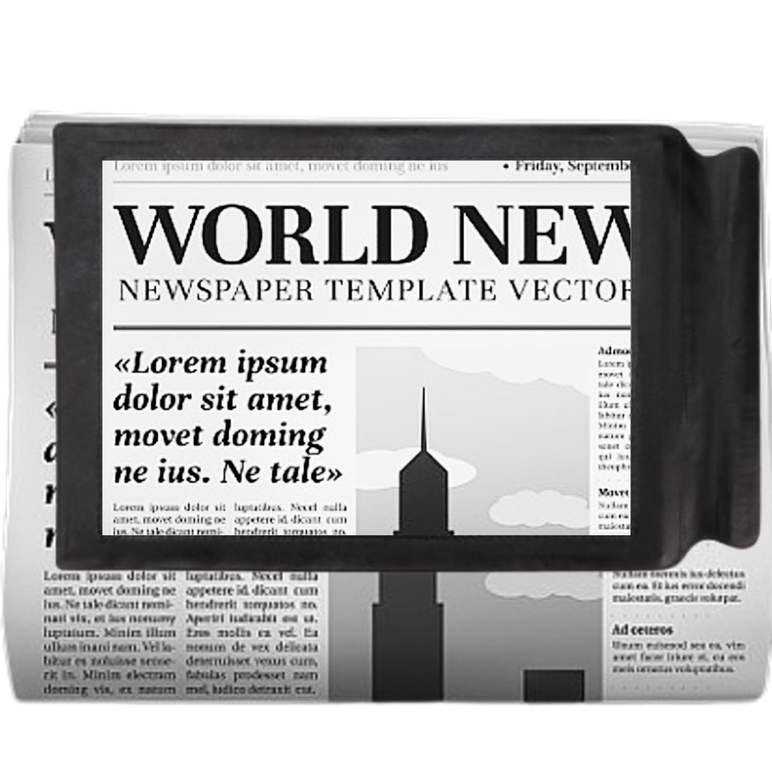 Rongon Rechargeable Magnifying Glass for Reading, 3X Full Page Magnifier, Premium Magnifying Sheet Fresnel Lens for Low Vision, Inspection, Exploring