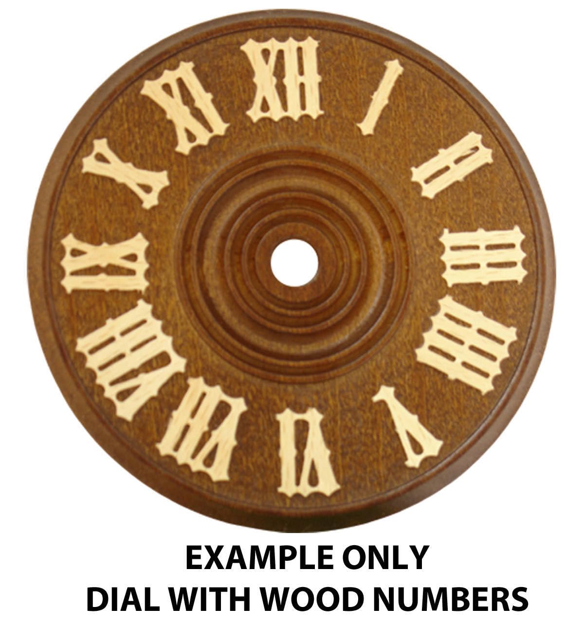 Generic Tools and Replacement for Clock. Wood Cuckoo Clock Numbers for Dials - Roman Numerals -Size 16mm (5/8
